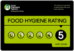 Food hygiene rating = 5