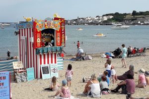 Punch and Judy on Swanage beach